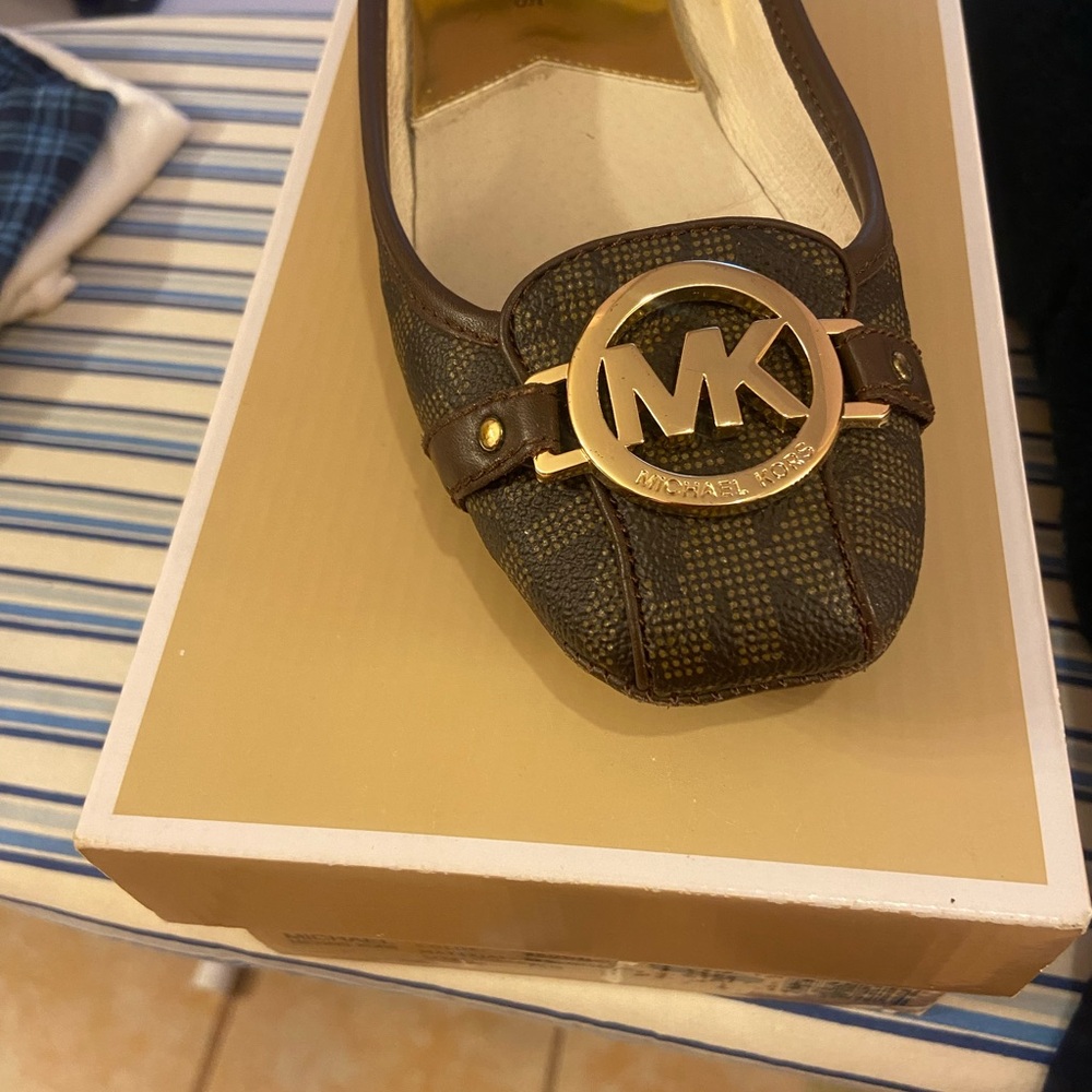 Michael Kors Brown Fulton Moccasins
